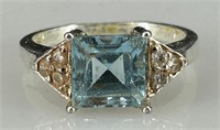 Marked 925 Turquoise Ring