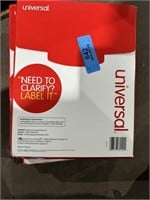 (5) Packs of 1"x2-58" Labels