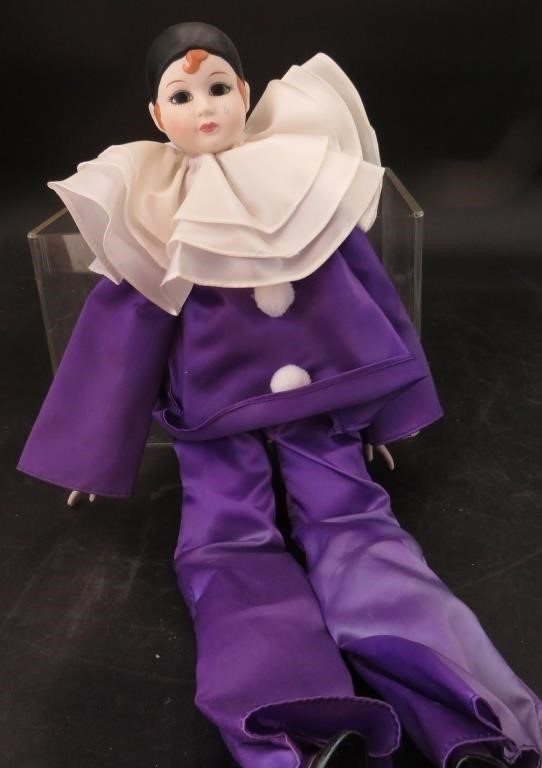 Pierrot Dolls (Clown)  - Jester/ Purple