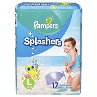 Pampers Splashers Swim Diapers Size LG  17 Count