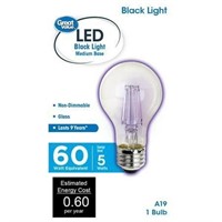 Great Value LED Black Light Bulb  5 Watts (60W