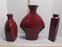 3 Vases Decorative