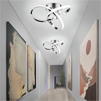 Acrylic LED Ceiling Light Fixture, Modern 2400LM H