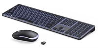 Backlit Wireless Keyboard and Mouse Combo, seenda