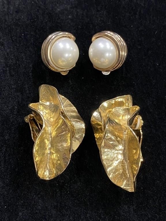 Vintage Norma Jean & Panetta Clip Earrings
