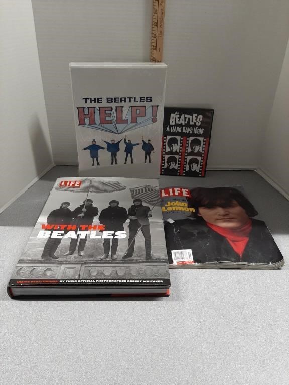 Beatles memorabilia Life magazines DVD New sealed