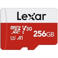 Lexar E-Series 256GB Micro SD Card, microSDXC UHS-