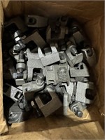 Box of Cast Iron Beam Clamps