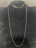14kt Yellow Gold Herringbone Bracelet & Chain