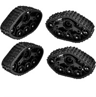 4 PCs Military Truck Track Wheel, Rubber RC