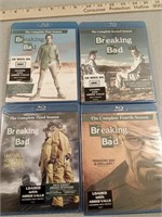 Breaking Bad complete 1st, 2nd, 3rd & 4th blu-ray