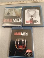 Mad Men complete 1st, 2nd & 3rd seasons, blu-ray,