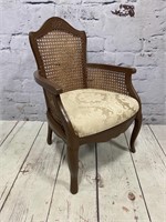Bergere Cane Accented Chair