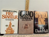 Stephen King's "Fire-Starter", "Cujo", & "The