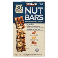 Nut Bars with Cocoa Drizzle & Sea Salt $37