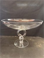 Crystal Footed Compote Bowl