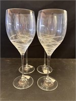 4 Wine Goblets by Vera Wang