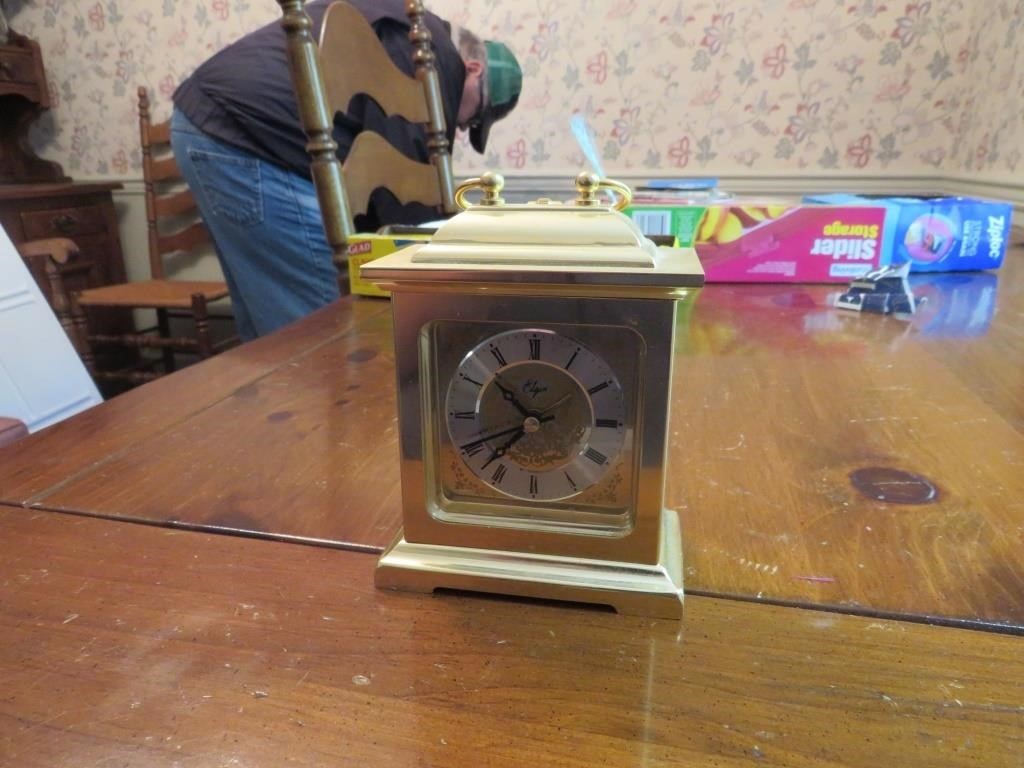 Small Gold Clock