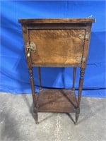 Small end table cabinet