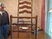 Wicker Bottom Chairs and Dining Room Table