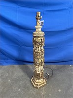 Decorative table lamp, is heavy