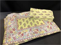 Quilted Place Mats with Matching Napkins