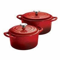 Tramontina Enameled Cast Iron Dutch Oven Red $55