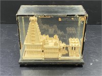 Hand Made Wood Brihadeeswara Temple
