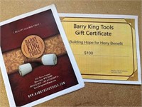 Barry King Leather Tools $100 Gift Card