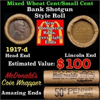 Lincoln Wheat Cent 1c Mixed Roll Orig Brandt McDon