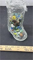 Small container of marbles