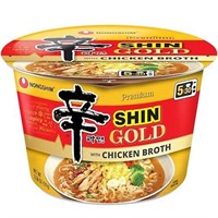 NongShim Bowl Noodle Soup Gold with Chicken Broth
