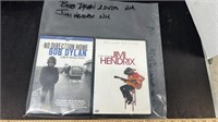 Bob Dylan and Jimi Hendrix DVDs