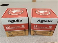 *X2  Aguila 22 LR super extra ammo - 250 rds / box