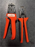 2 Molex Pliers.   High bidder Will be 2 x $