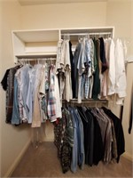 Contents of Master Closet, Mens Clothing