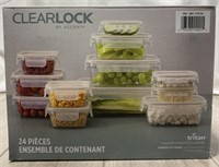 Clearlock 24 Pc Food Storage Set (open Box, 1