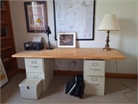 File Cabinets, Epson Printer, Brass Lamp
