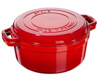 Staub Enameled Cast Iron Braise And Grill Set
