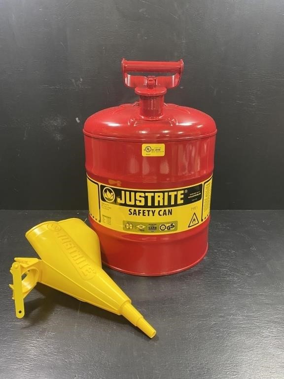 Justrite 5 Gallon Safety Can