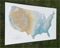 2 North America Maps, US Flag