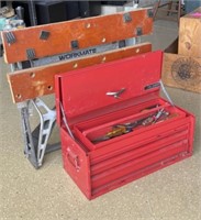 Snap-On Sockets, Tools, Toolbox, Workmate Table