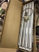 New fluorescent light with T – eight bulbs and