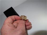 Ornate Ring Size 9 (Signed China CZ)