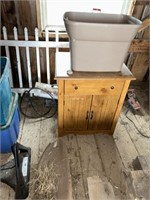 Wooden washstand
