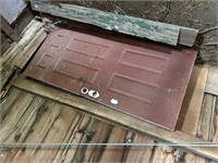 Metal door, wooden door glass panel door that