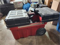 Craftsman tool box with contents wheels