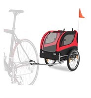 Costway Dog Bike Trailer Foldable Pet Cart
