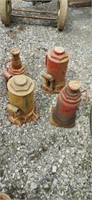 4 hydraulic bottle jacks