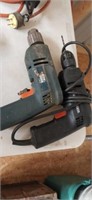 2 black and decker corded drills